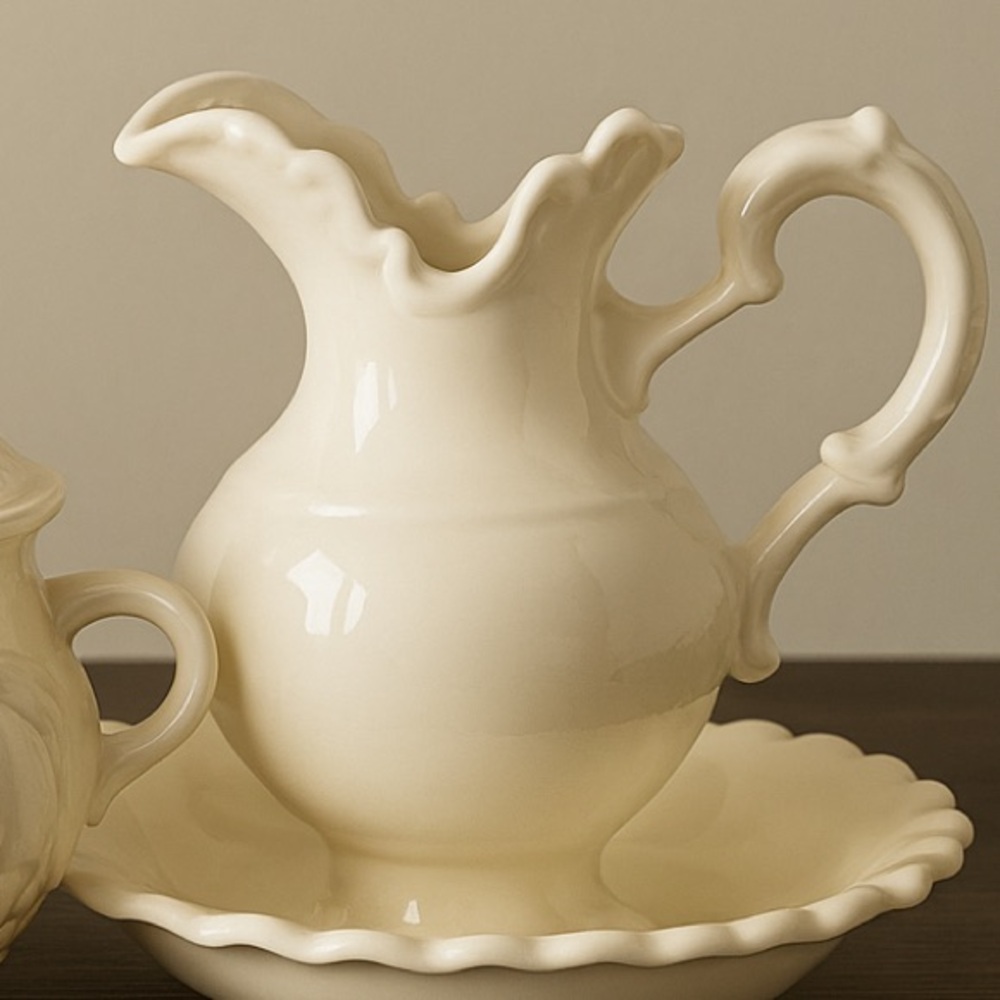 Vintage Creamer & Basin Pitcher Set